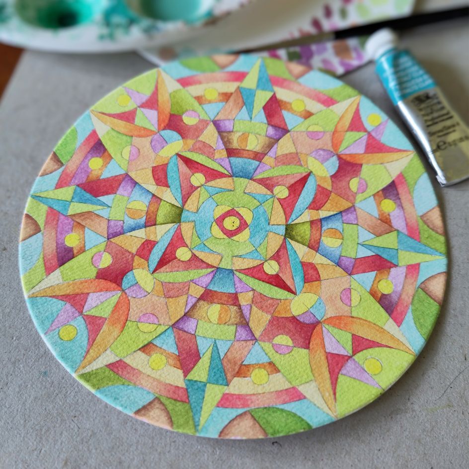 Handmade original in progress.